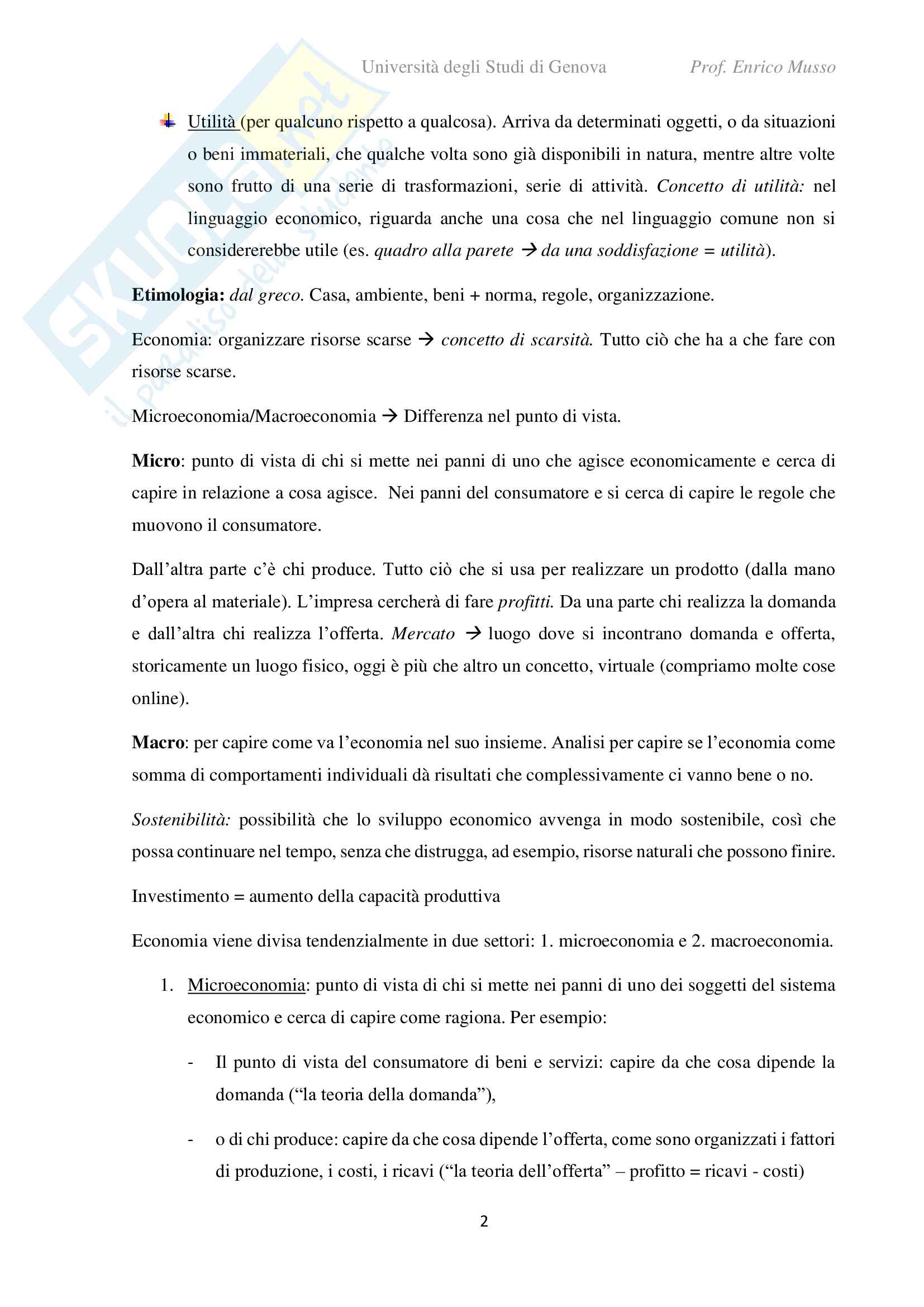 Appunti Economia del Territorio Pag. 2