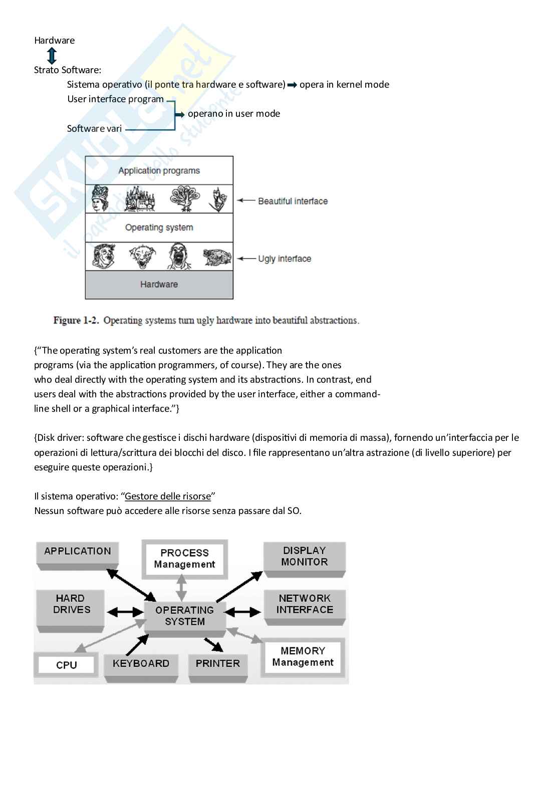 Sistemi operativi Pag. 1