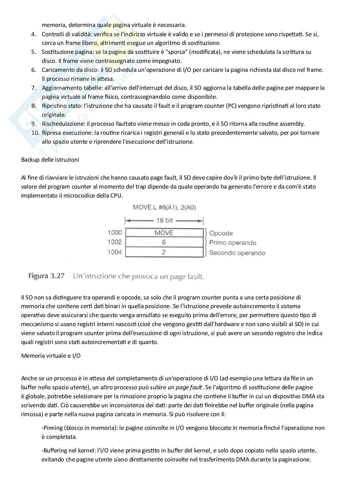 Sistemi operativi Pag. 61