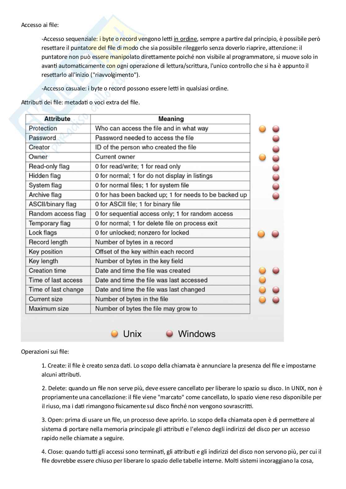 Sistemi operativi Pag. 71