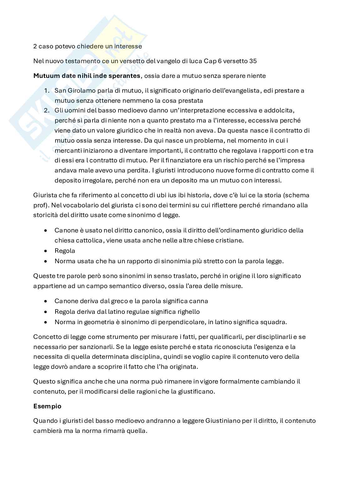 Storia del diritto Italiano privato Pag. 6