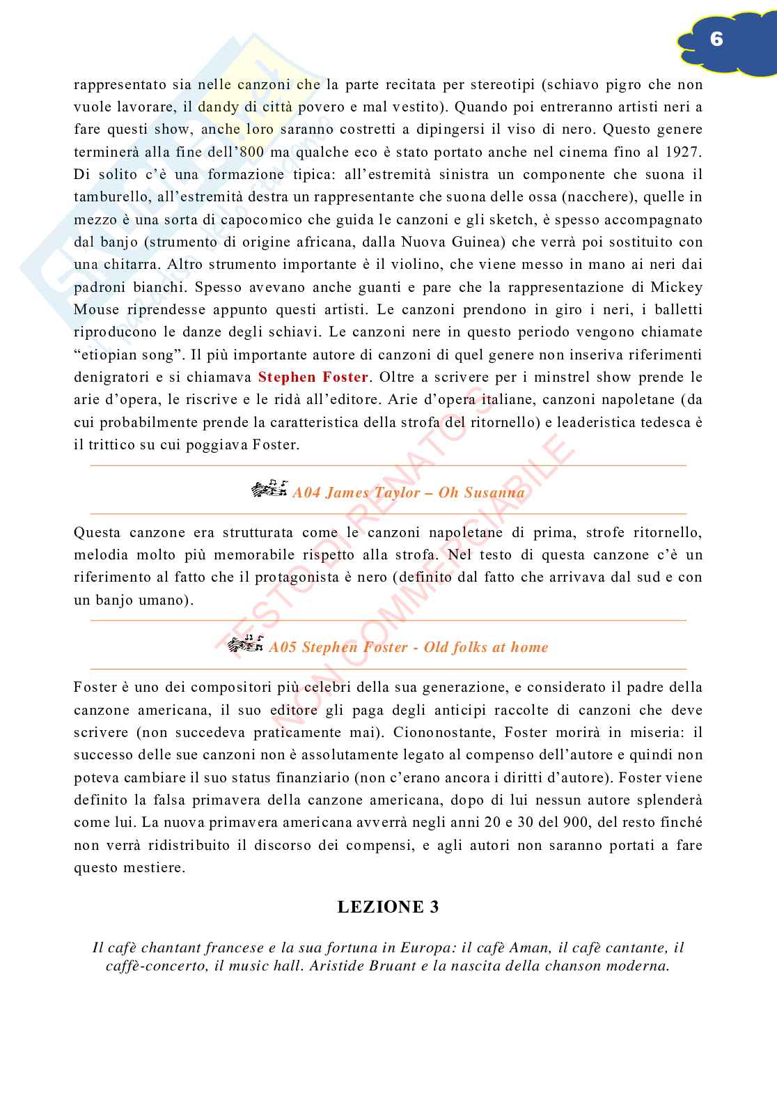 Appunti del corso di Popular Music Pag. 6