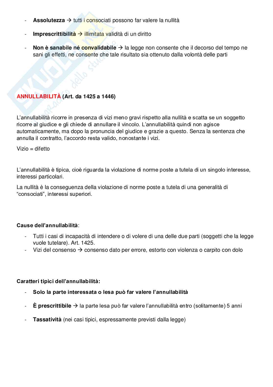 Riassunto completo Diritto Privato Pag. 51