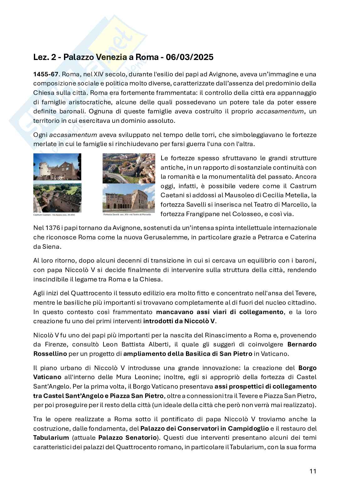 Appunti di Storia dell'architettura 2 Pag. 11