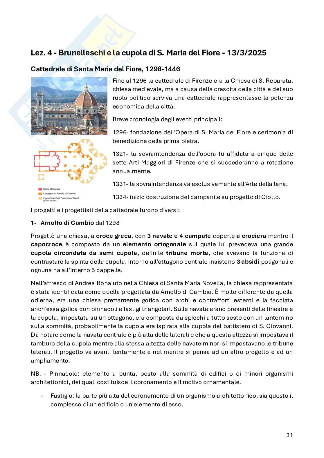 Appunti di Storia dell'architettura 2 Pag. 31