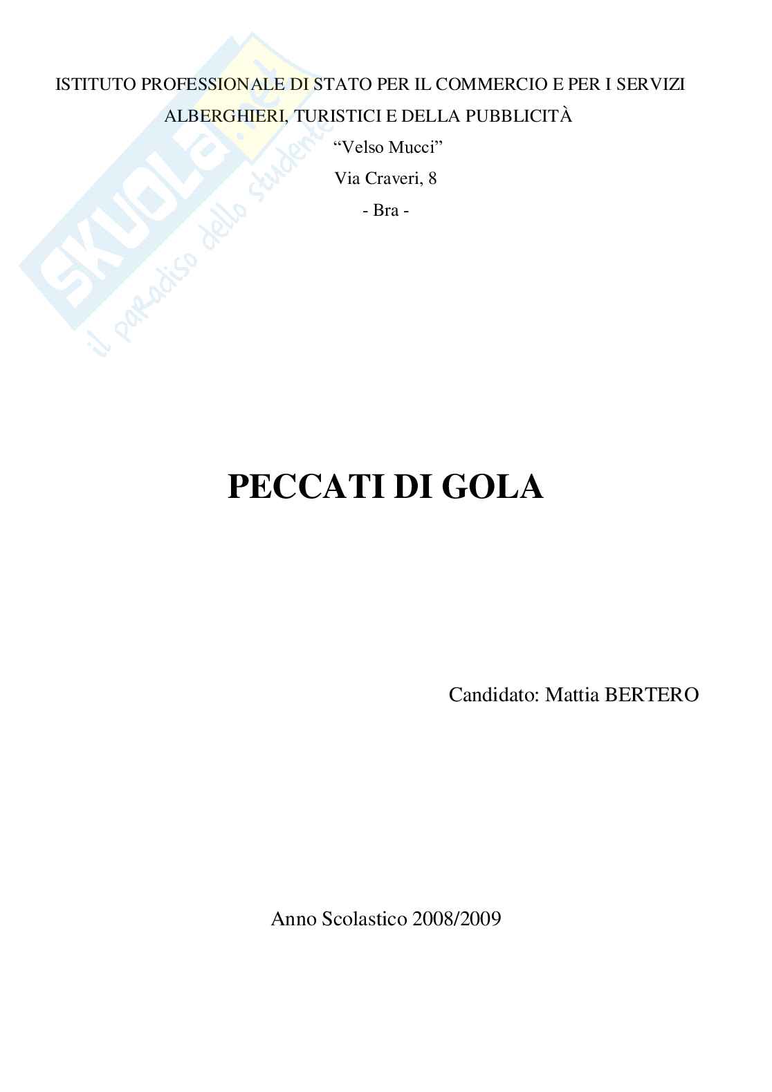 Peccati di gola Pag. 1