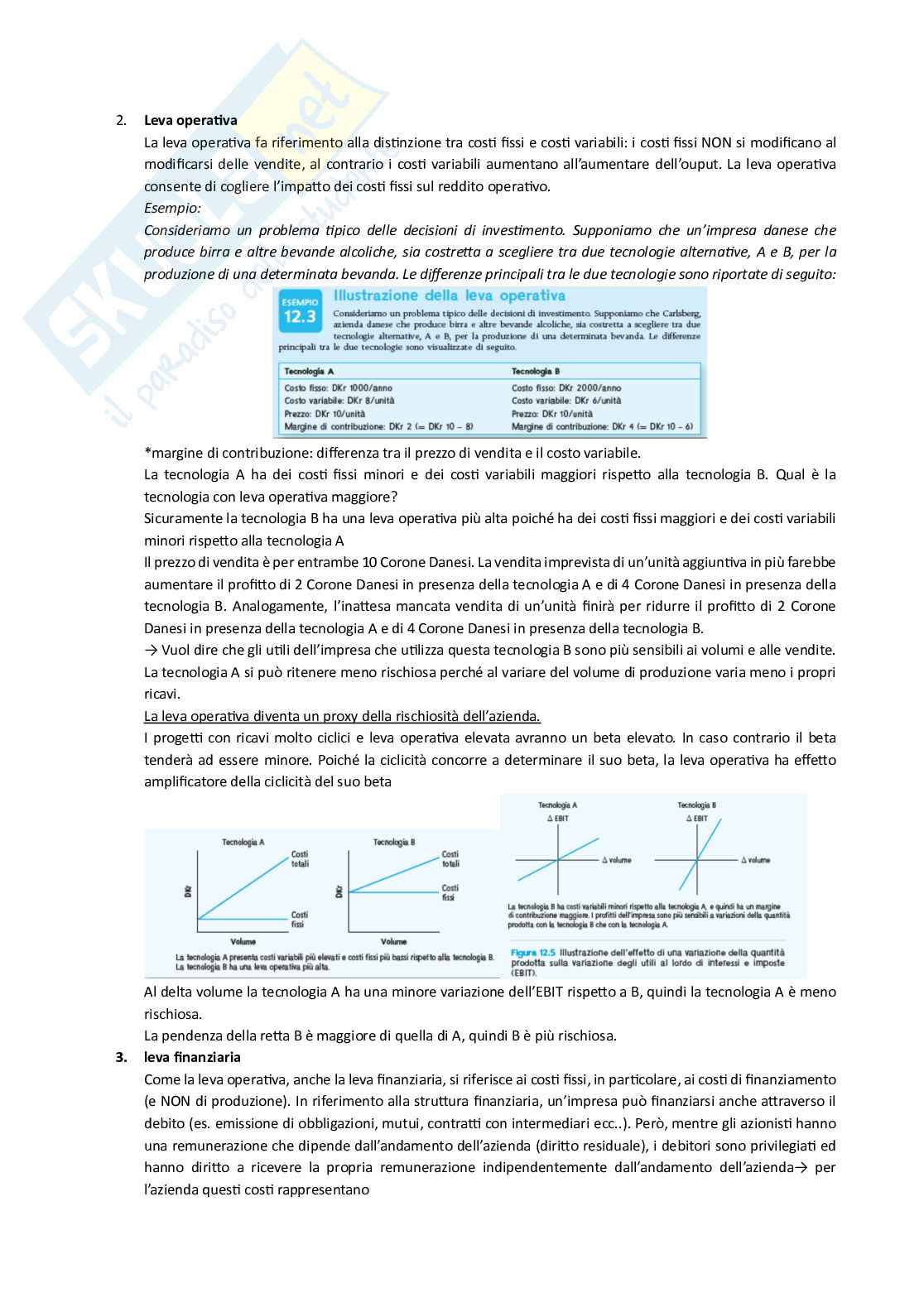 Finanza aziendale Pag. 46