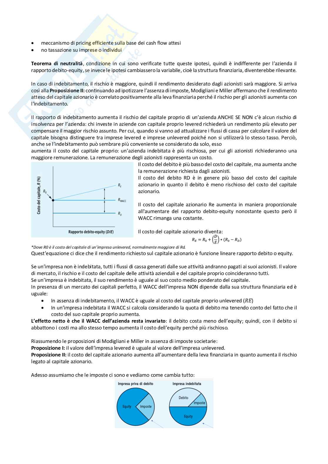 Finanza aziendale Pag. 51