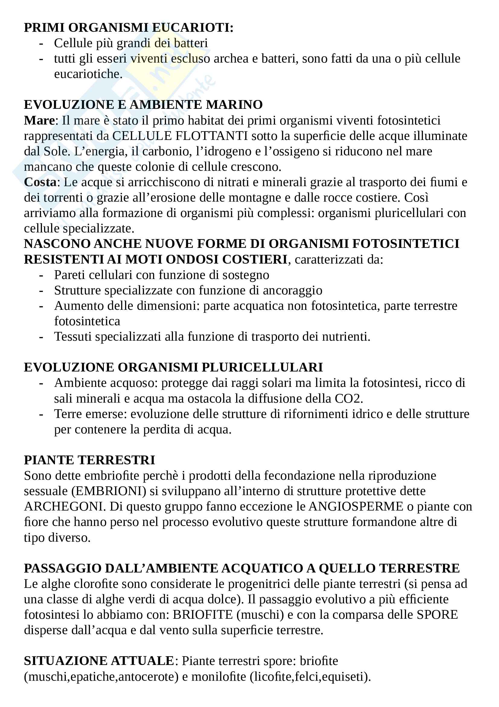 Biologia vegetale e elementi di botanica farmaceutica Pag. 11