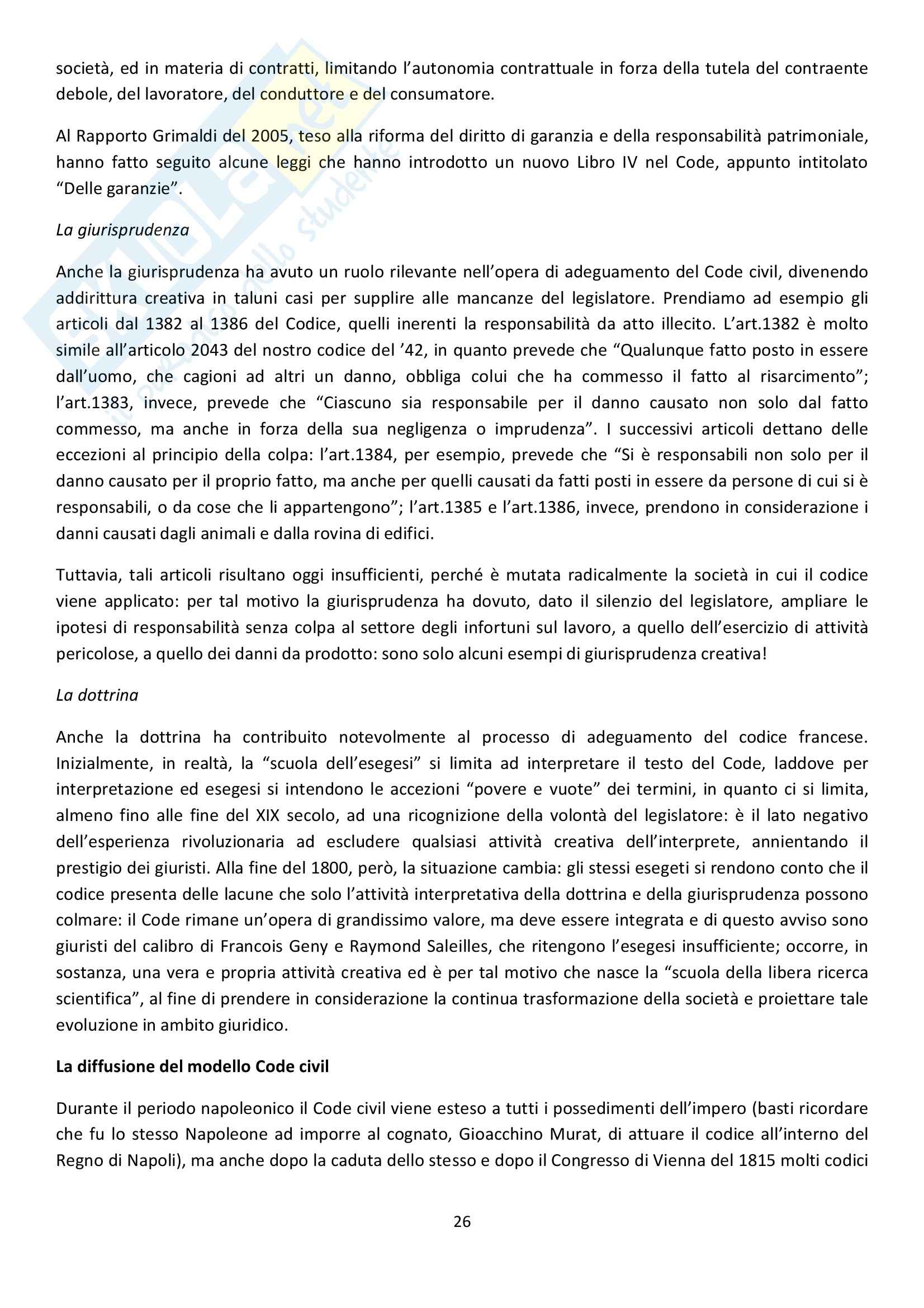 Diritto privato comparato Pag. 26