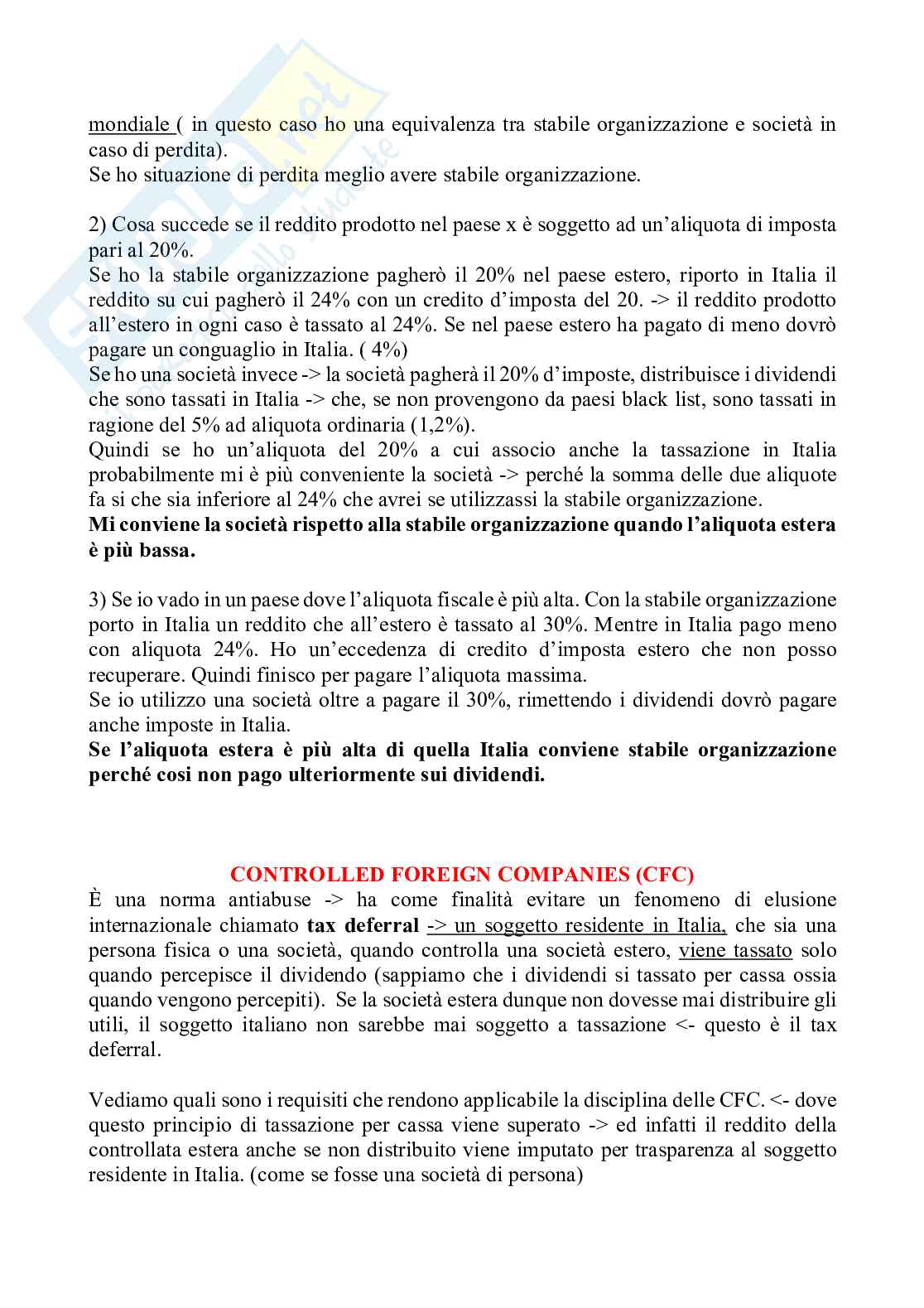 Pianificazione fiscale delle imprese - Appunti Pag. 41