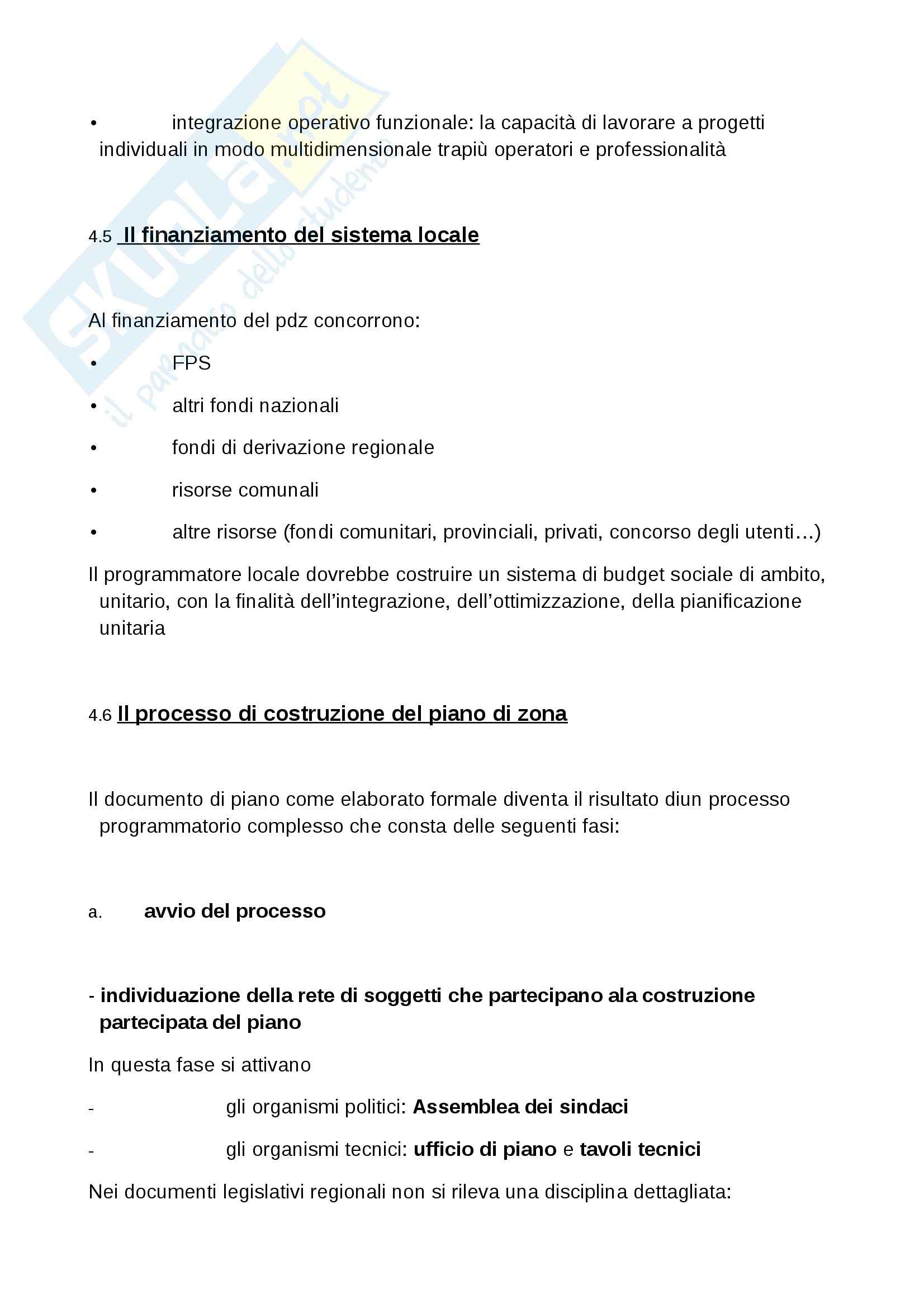 Riassunto esame Sistemi welfare, Prof Scarselli, Libro consigliato Manuale di diritto dei servizi sociali, Codini, Fossati, Luppi Pag. 61