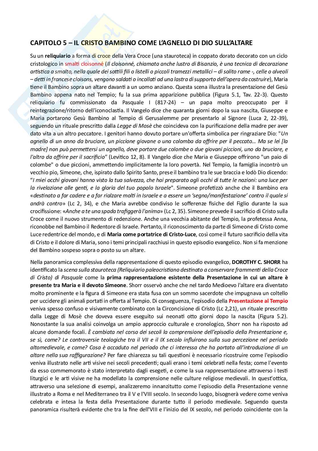 Riassunto esame Medioevo: oggetti, problemi, approcci, Prof. Dell'acqua Francesca, libro consigliato Iconophilia: Politics, Religion, Preaching, and the Use of Images in Rome, c.680 - 880, Dell'Acqua Francesca Pag. 1