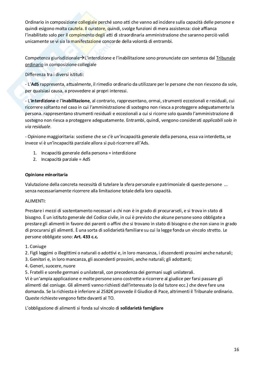 Elementi di diritto della famiglia e dei minori Pag. 16