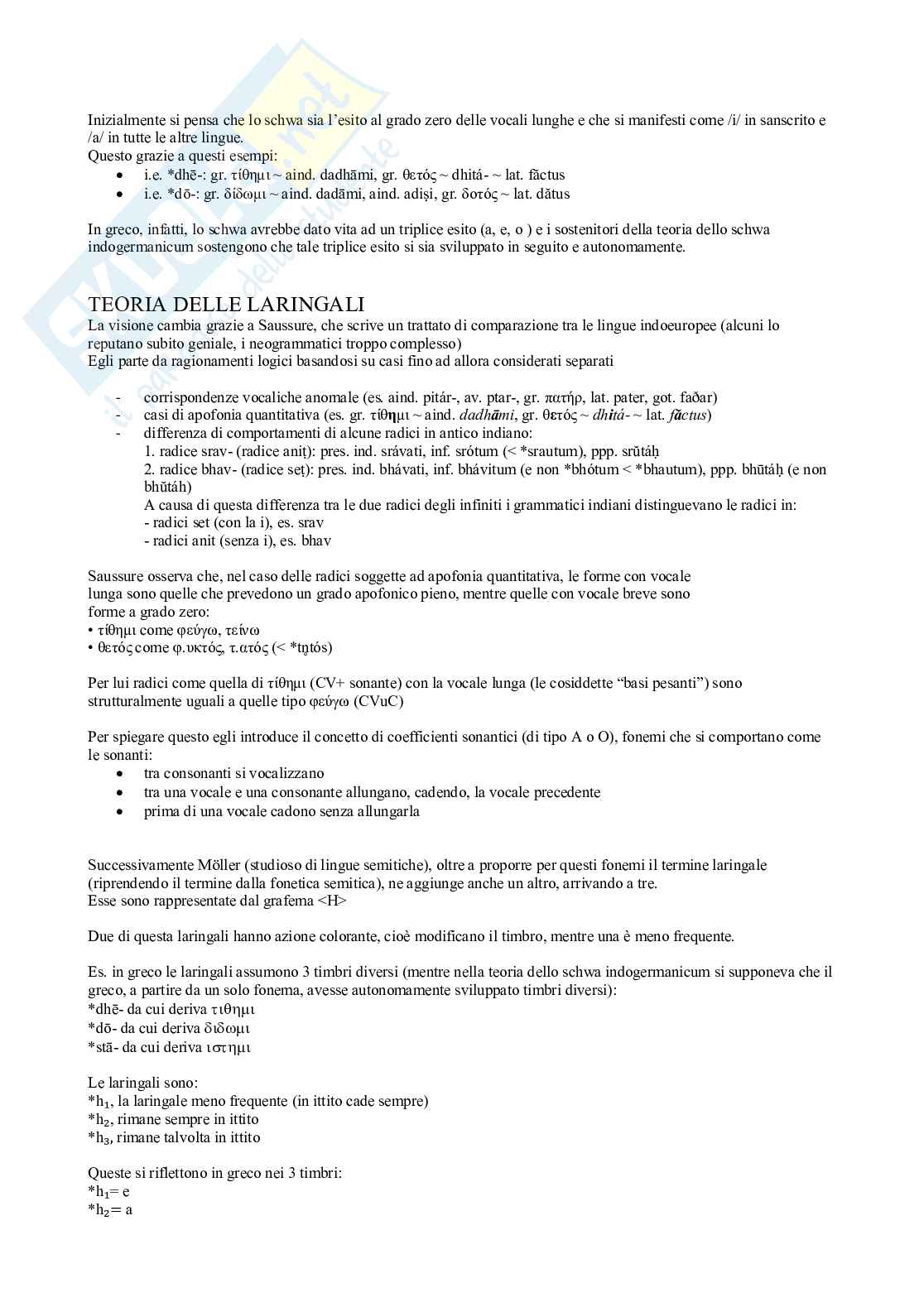 Riassunto esame Glottologia, Prof. Dedè Francesco, libro consigliato Linguistica generale e storica, Keidan e Ciancaglini Pag. 26