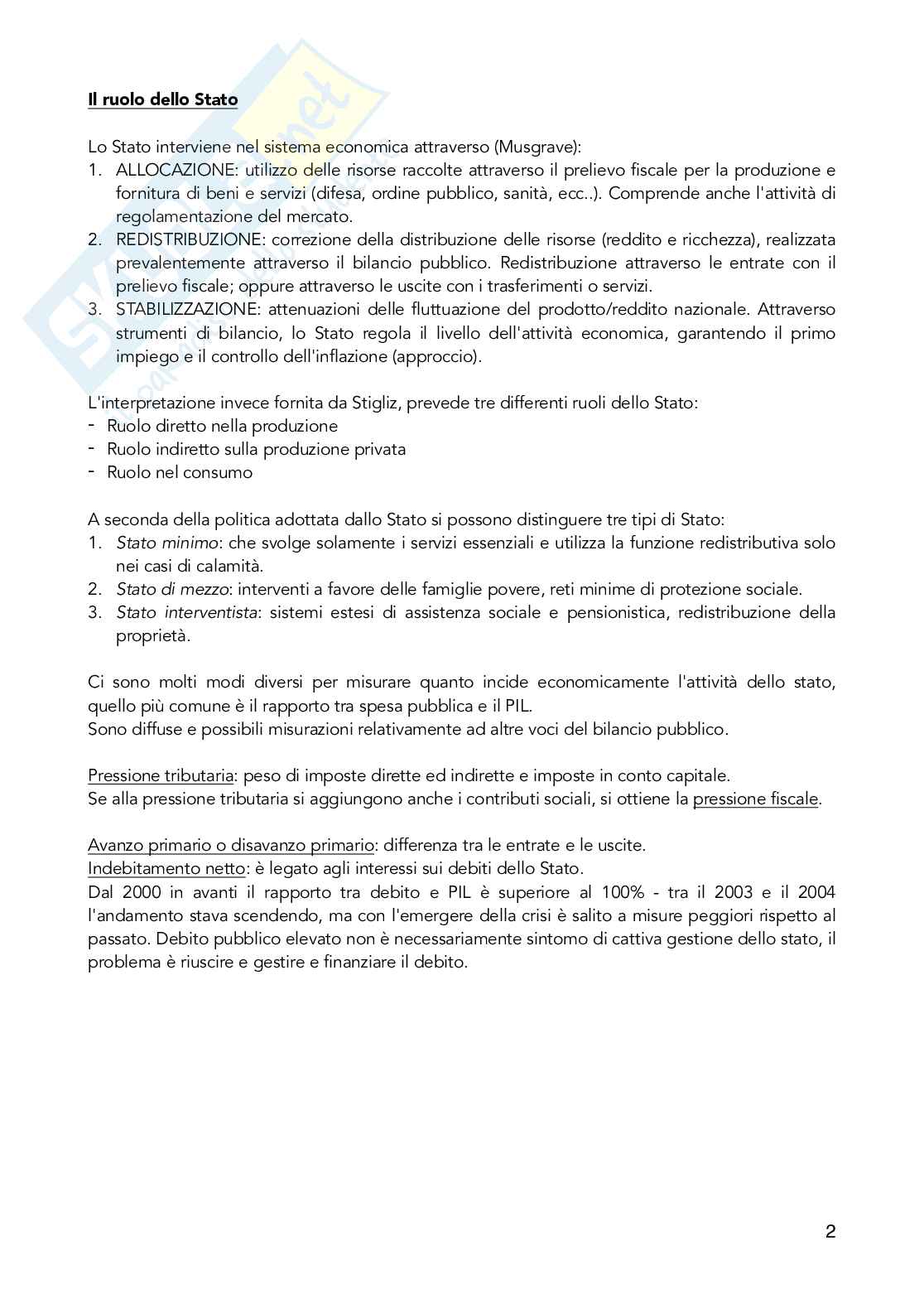 Scienza delle finanze Pag. 2