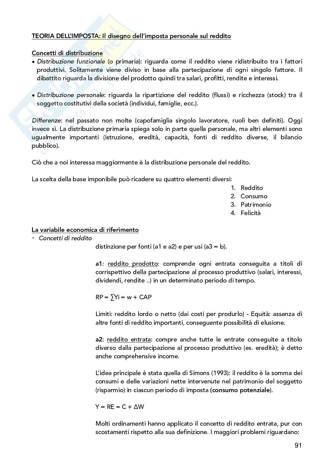 Scienza delle finanze Pag. 91