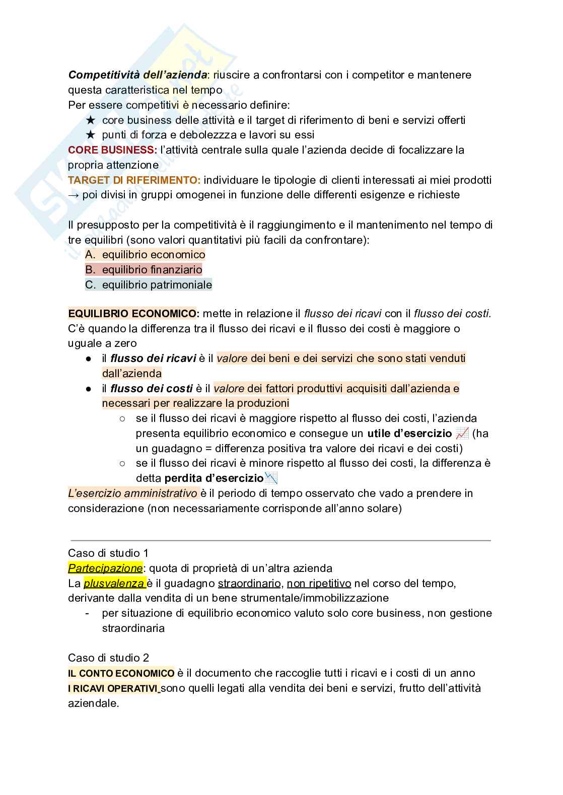 Economia e forme di impresa  Pag. 6