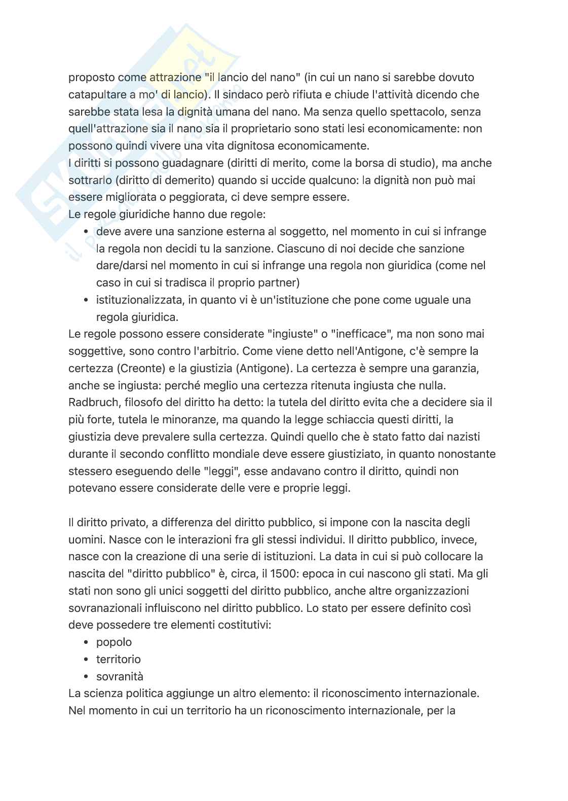 Appunti delle lezioni di Diritto pubblico  Pag. 2