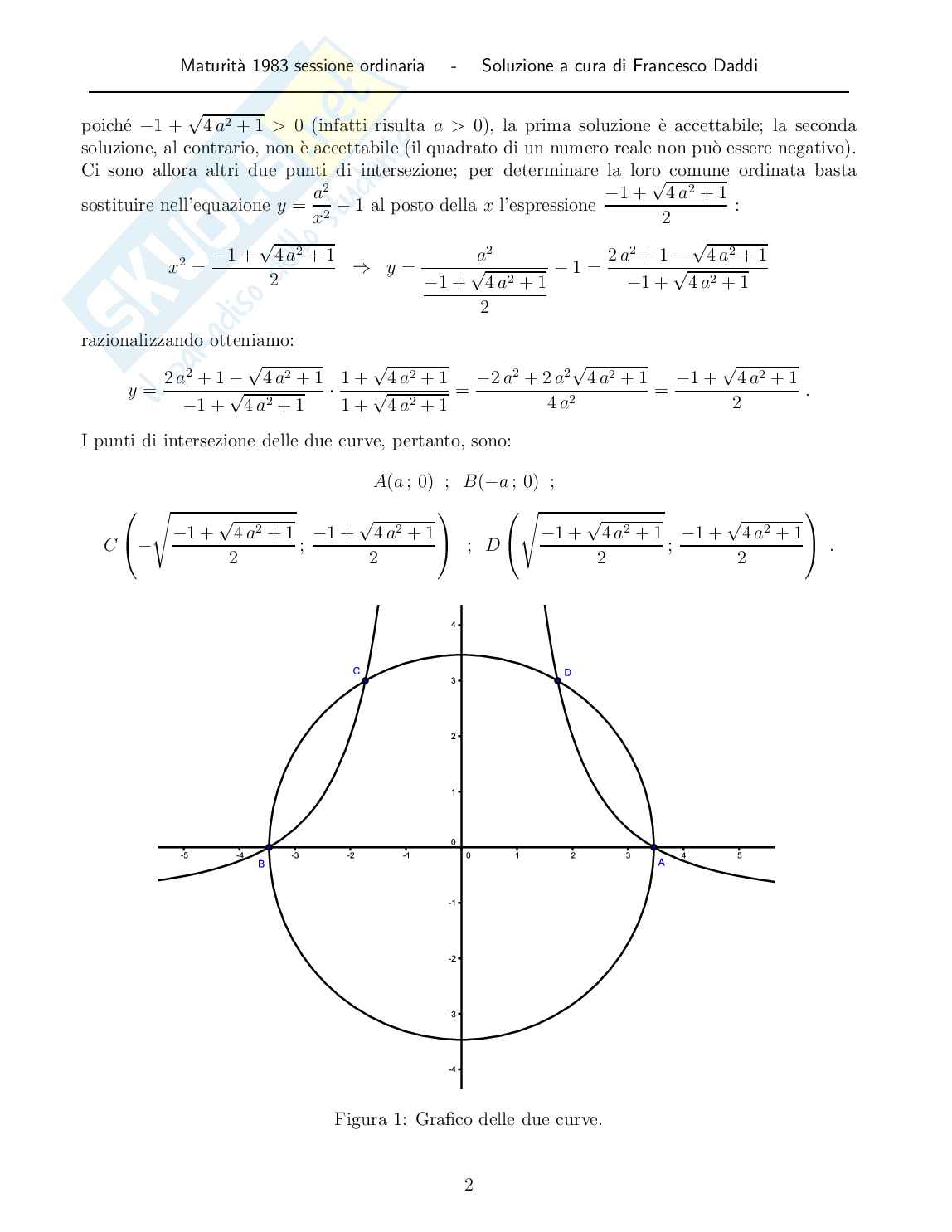 1983 - Maturità  scientifica sessione ordinaria Pag. 2