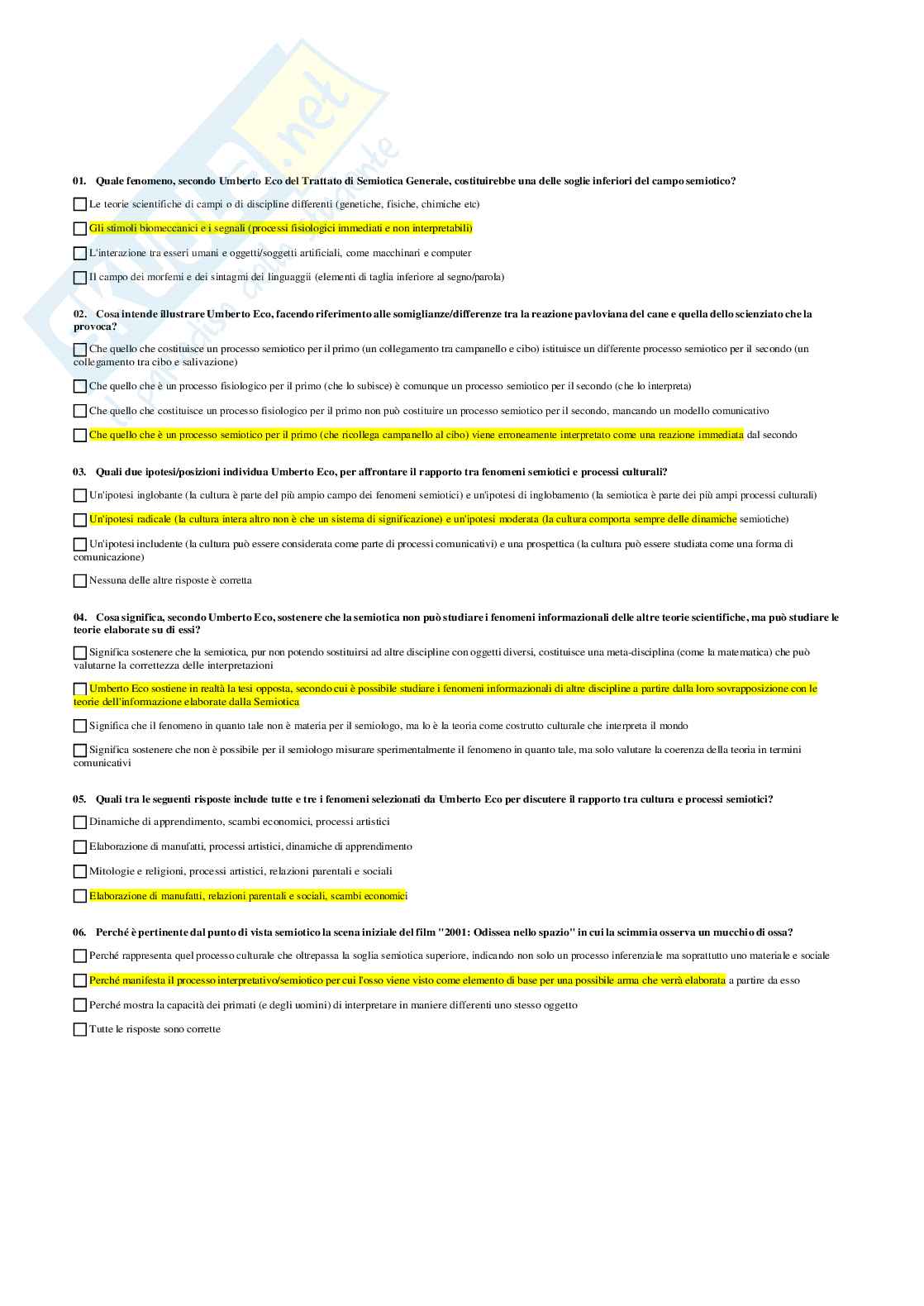 Semiotica e filosofia dei linguaggi Pag. 16
