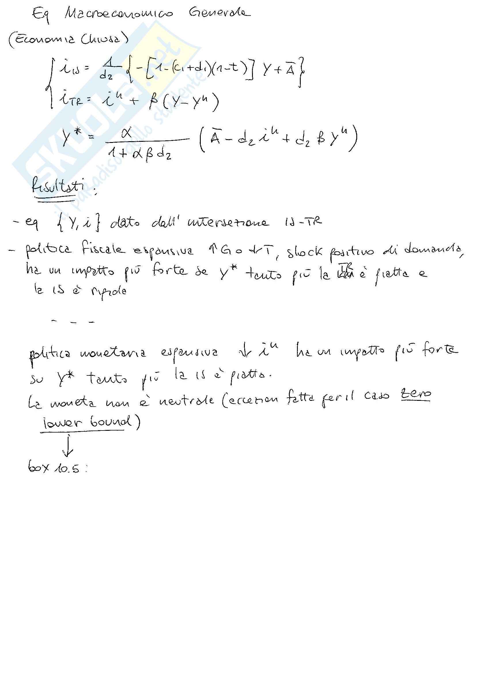 Lezioni per l'esame universitario di macroeconomia Pag. 66