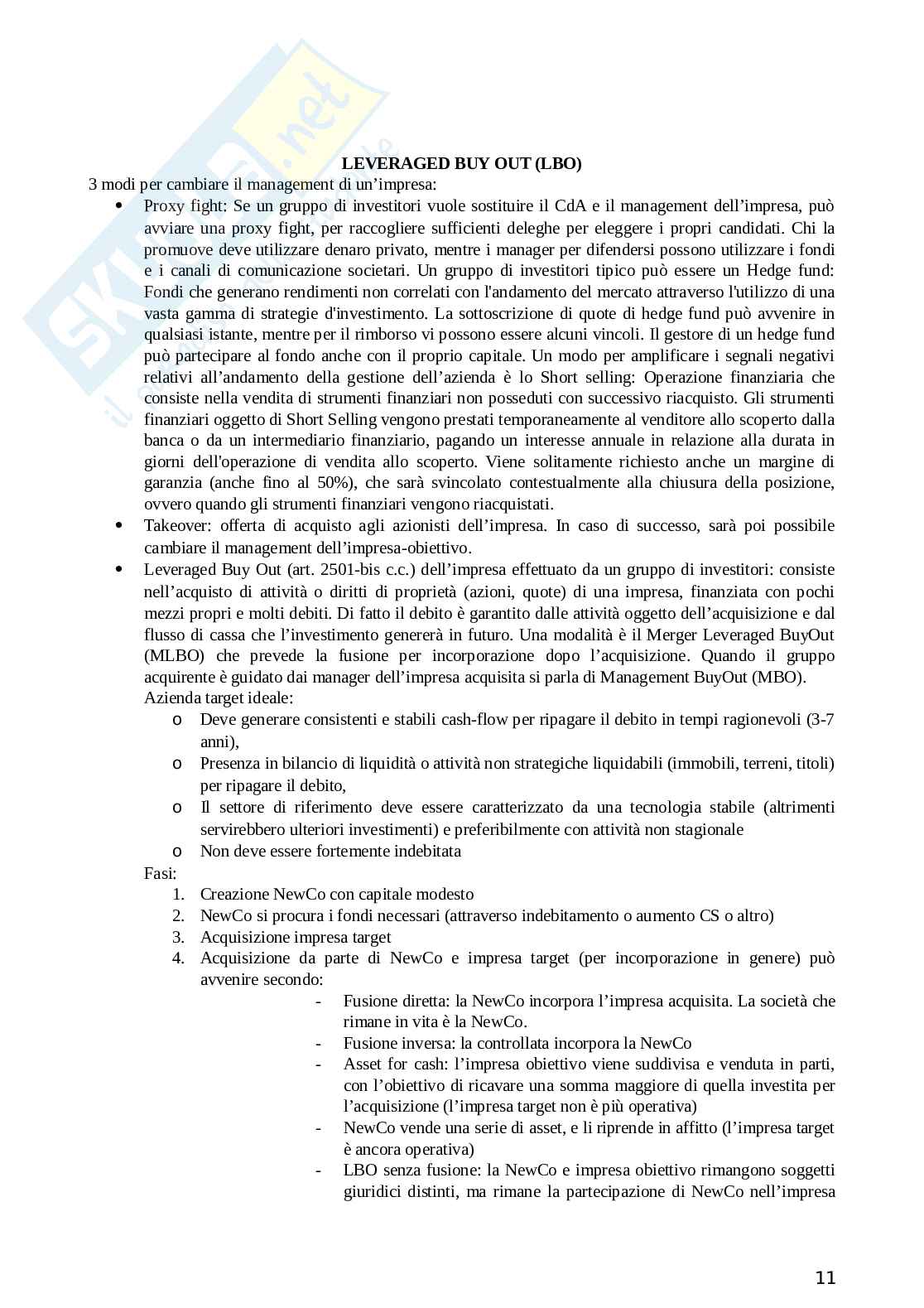 Analisi dei sistemi finanziari 2 Pag. 11