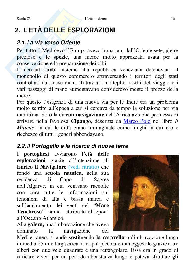 Storia C3, L'età moderna Pag. 16