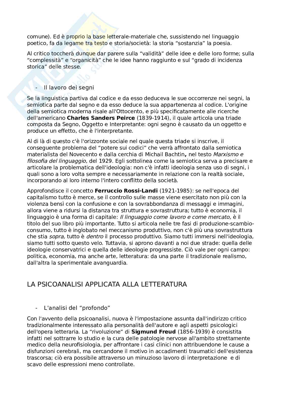 Esame Critica letteraria e letterature comparate Pag. 16