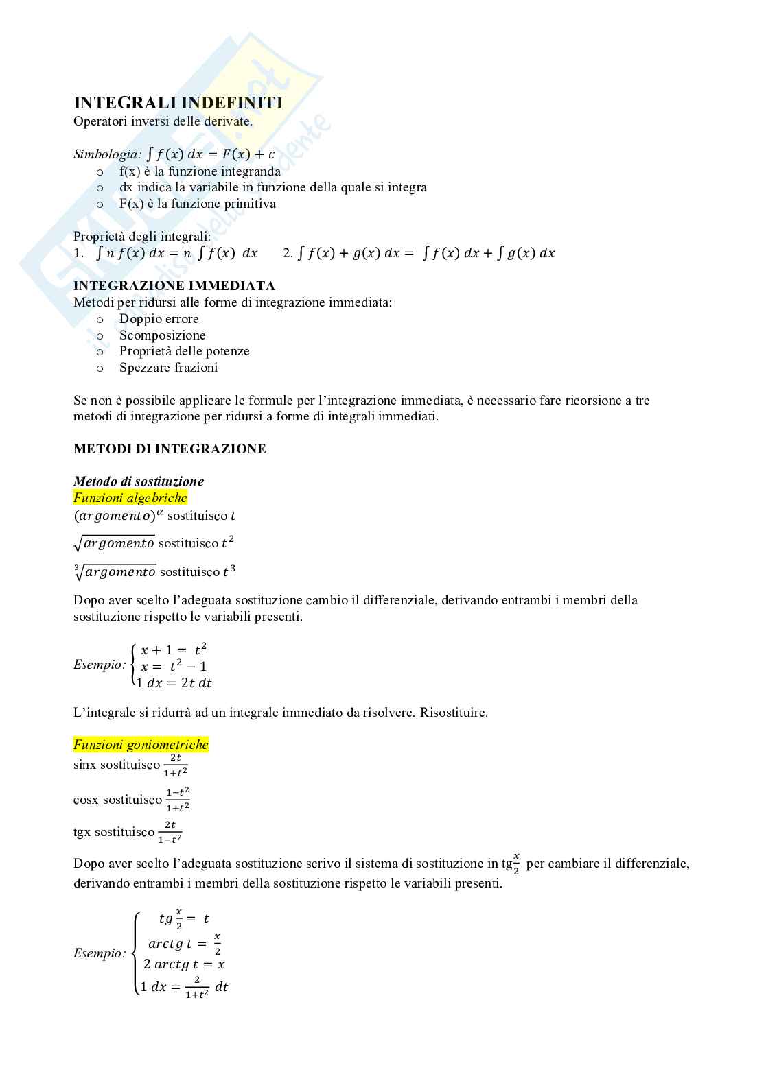 Appunti di Analisi 1 Pag. 16
