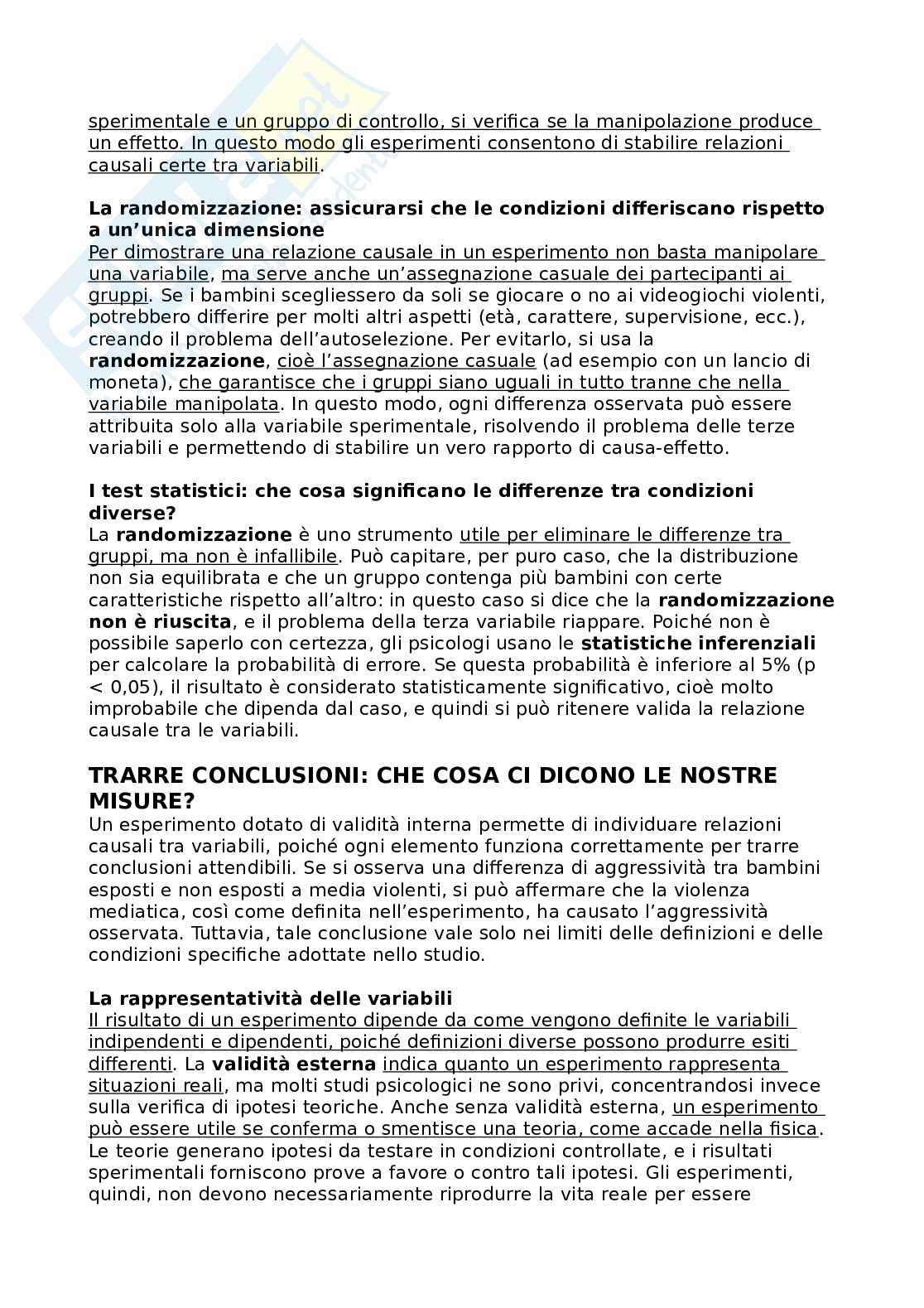 Riassunto esame Psicologia generale, Prof. Angelelli Paola, libro consigliato Psicologia generale, Schacter, Gilbert, Nock Pag. 16