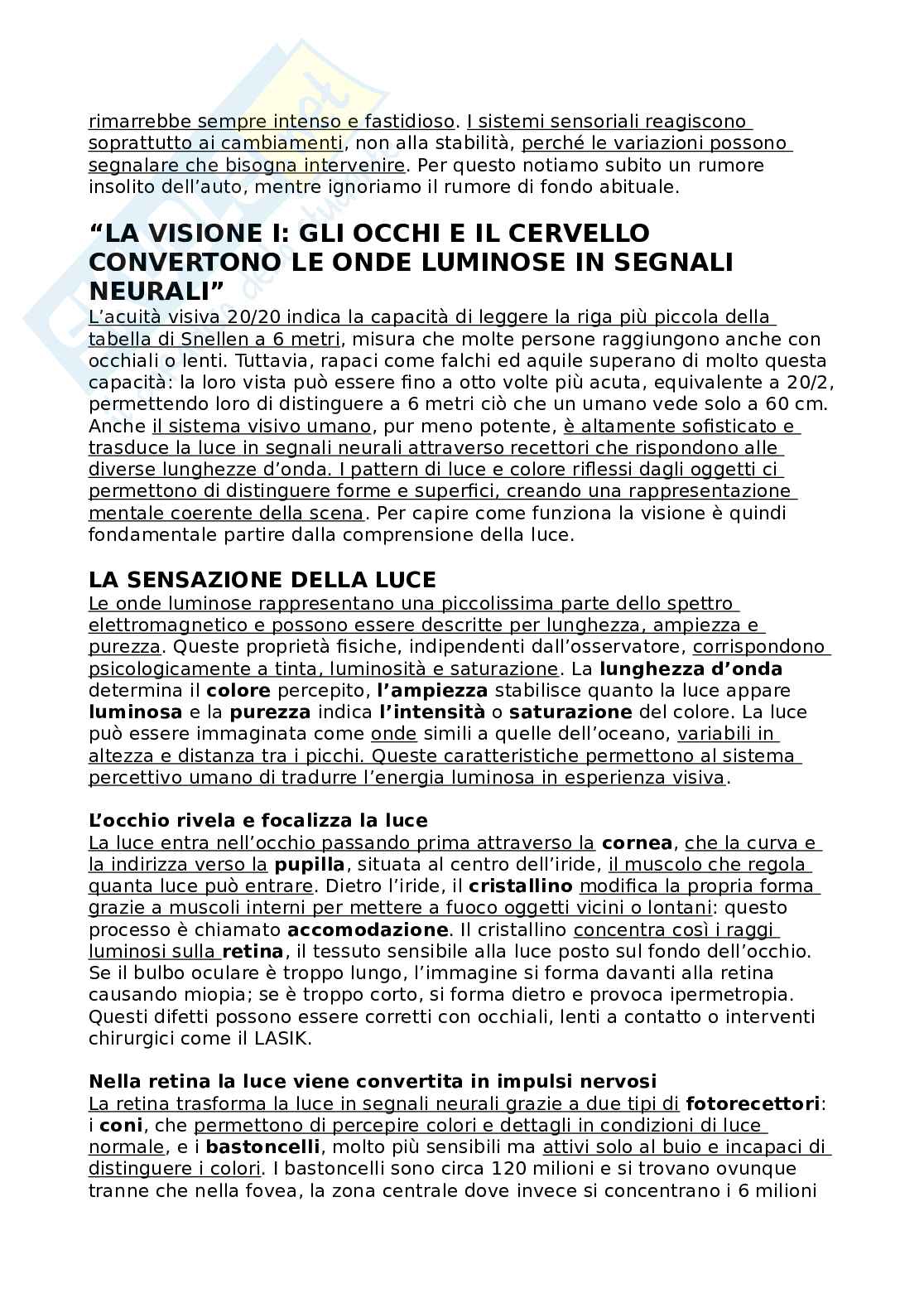Riassunto esame Psicologia generale, Prof. Angelelli Paola, libro consigliato Psicologia generale, Schacter, Gilbert, Nock Pag. 36