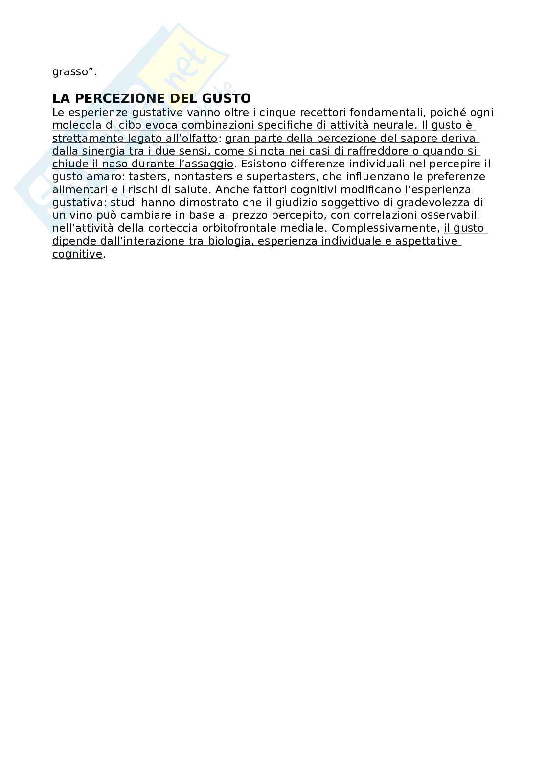 Riassunto esame Psicologia generale, Prof. Angelelli Paola, libro consigliato Psicologia generale, Schacter, Gilbert, Nock Pag. 46