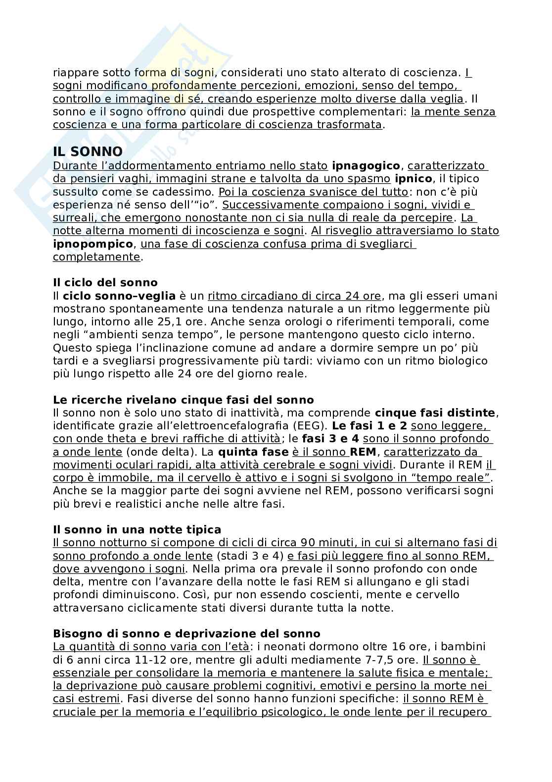 Riassunto esame Psicologia generale, Prof. Angelelli Paola, libro consigliato Psicologia generale, Schacter, Gilbert, Nock Pag. 51