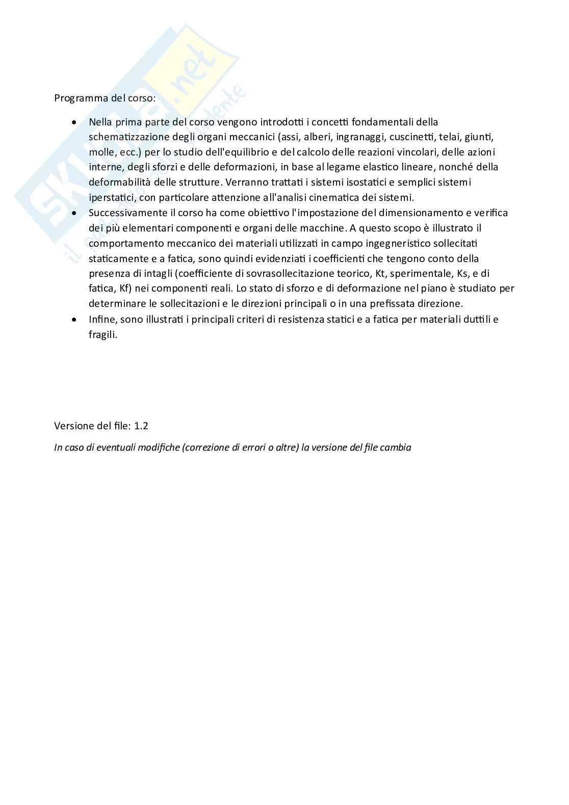 Appunti completi lezioni di Costruzione di macchine - Parte 1 Pag. 2