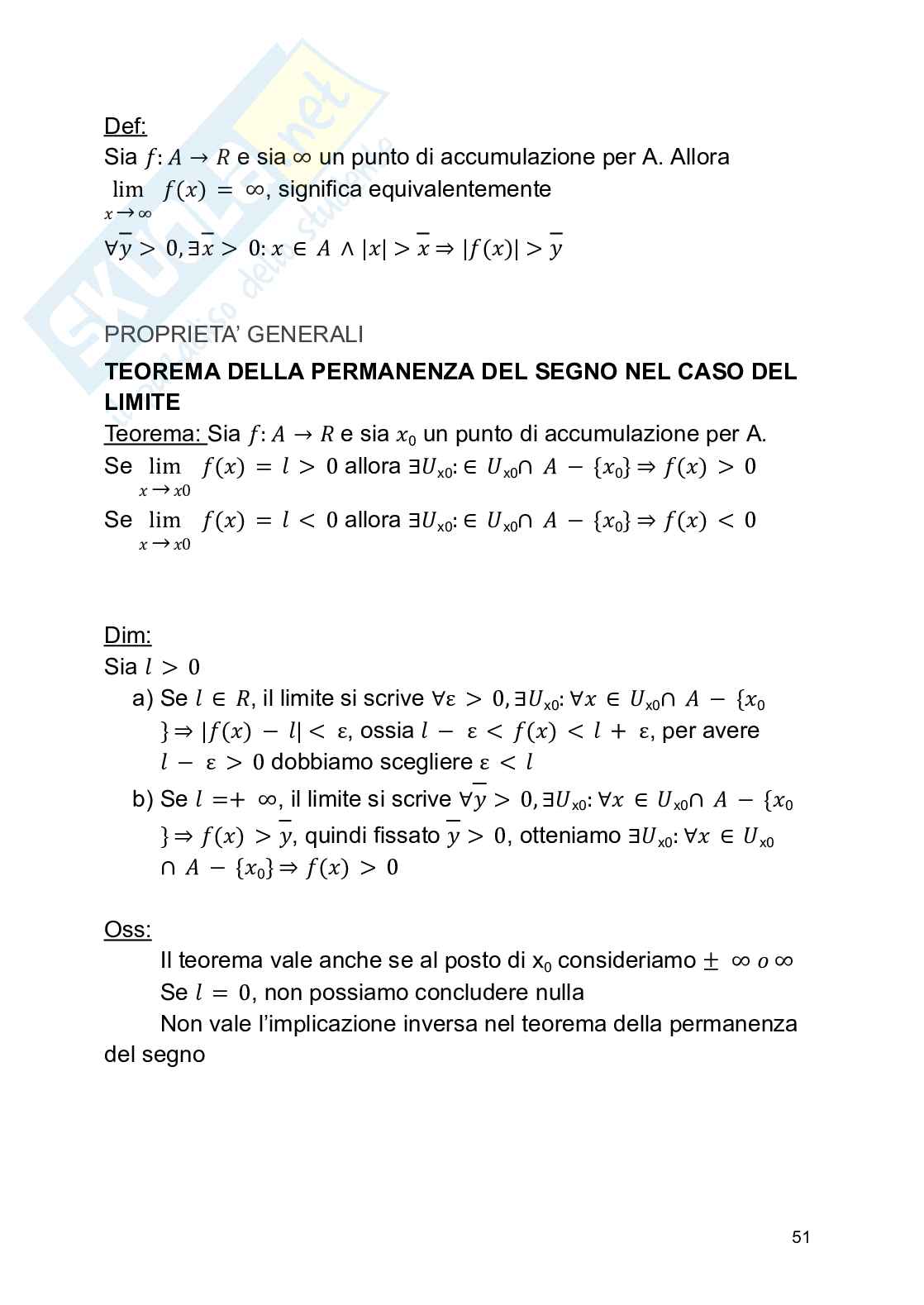 Matematica generale - Teoria Pag. 51