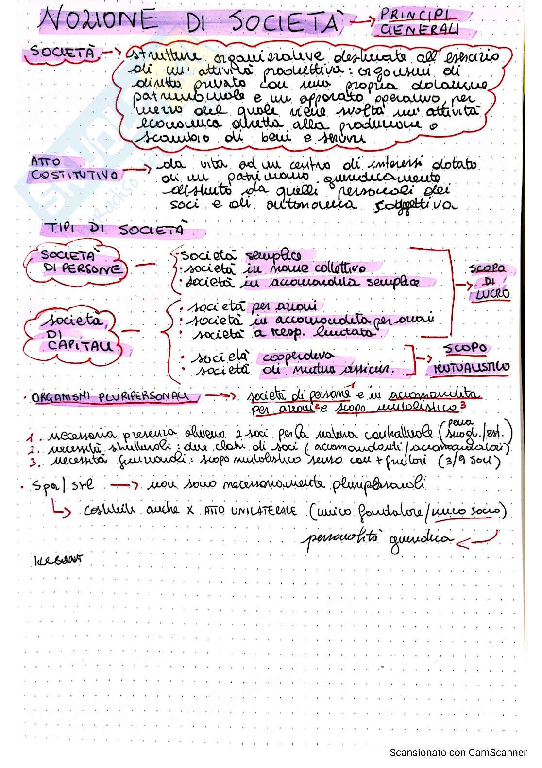 Schemi Diritto commerciale Pag. 1