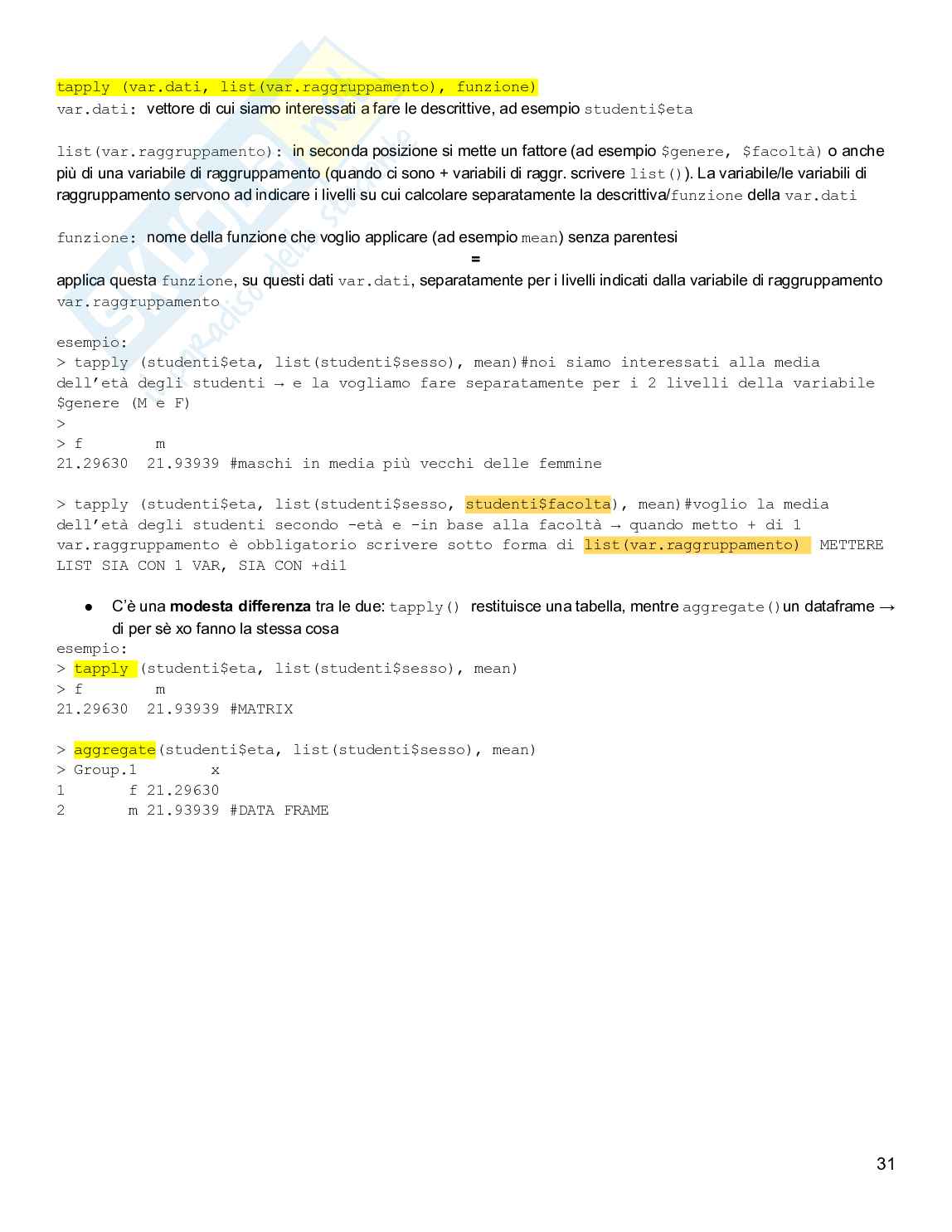 Ricerca e analisi dei dati in psicologia Pag. 31