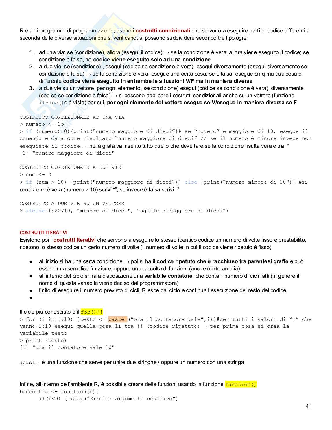 Ricerca e analisi dei dati in psicologia Pag. 41