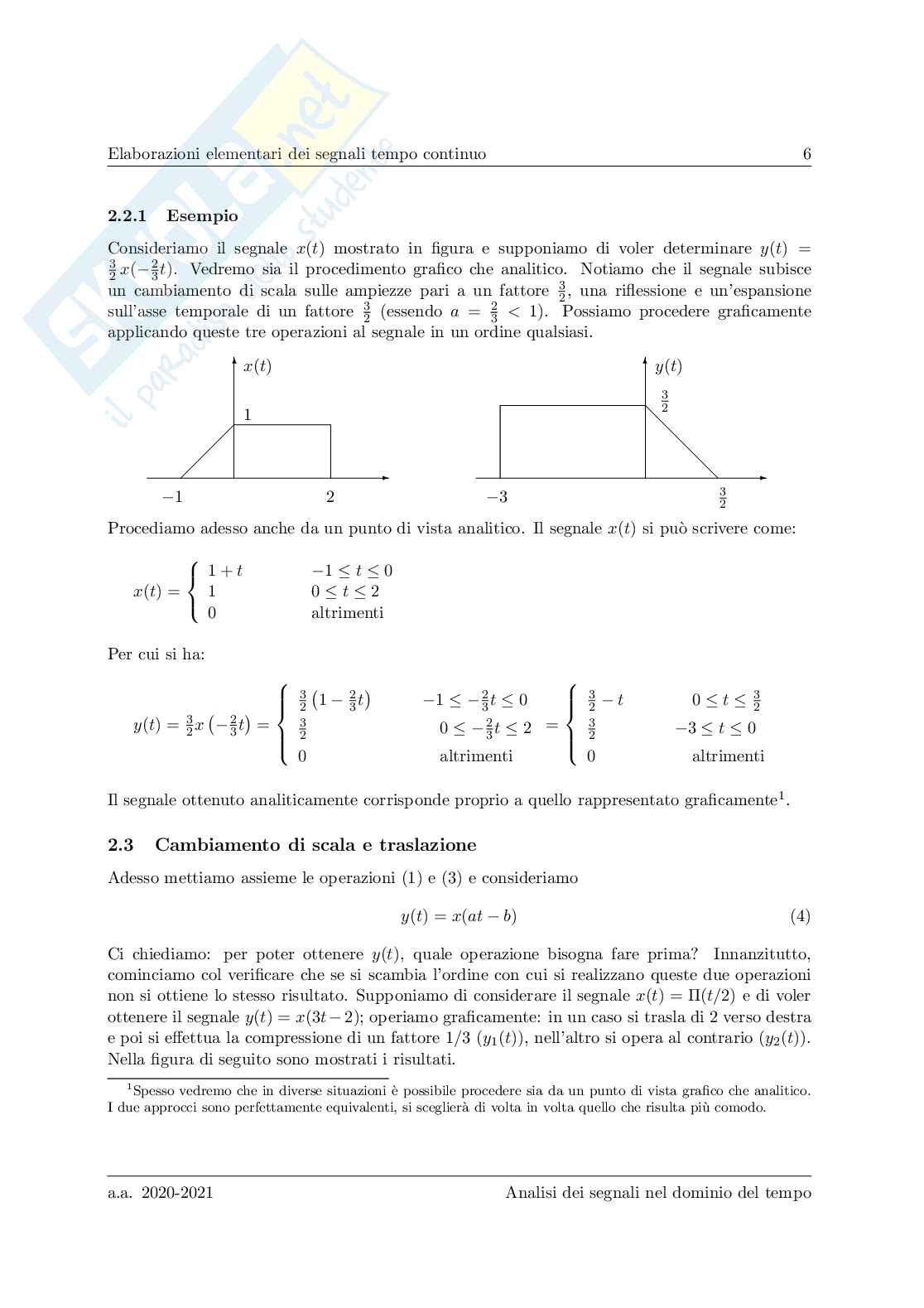 Appunti teoria dei segnali Pag. 6