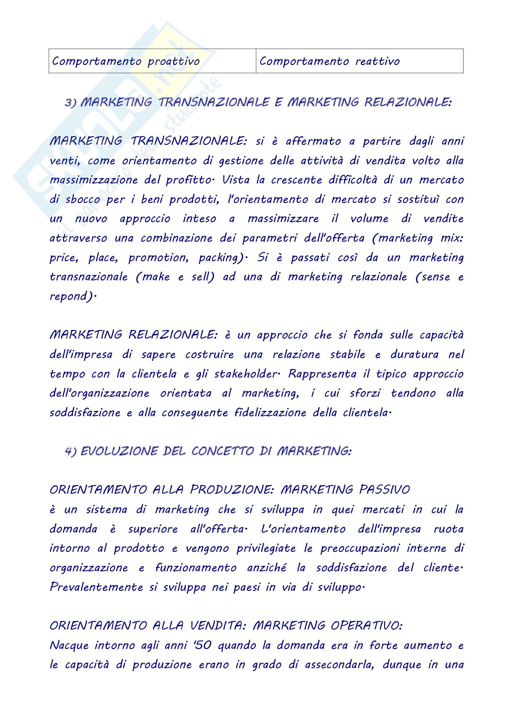 Marketing: riassunti parte teorica, applicativa e casi studio. Pag. 2