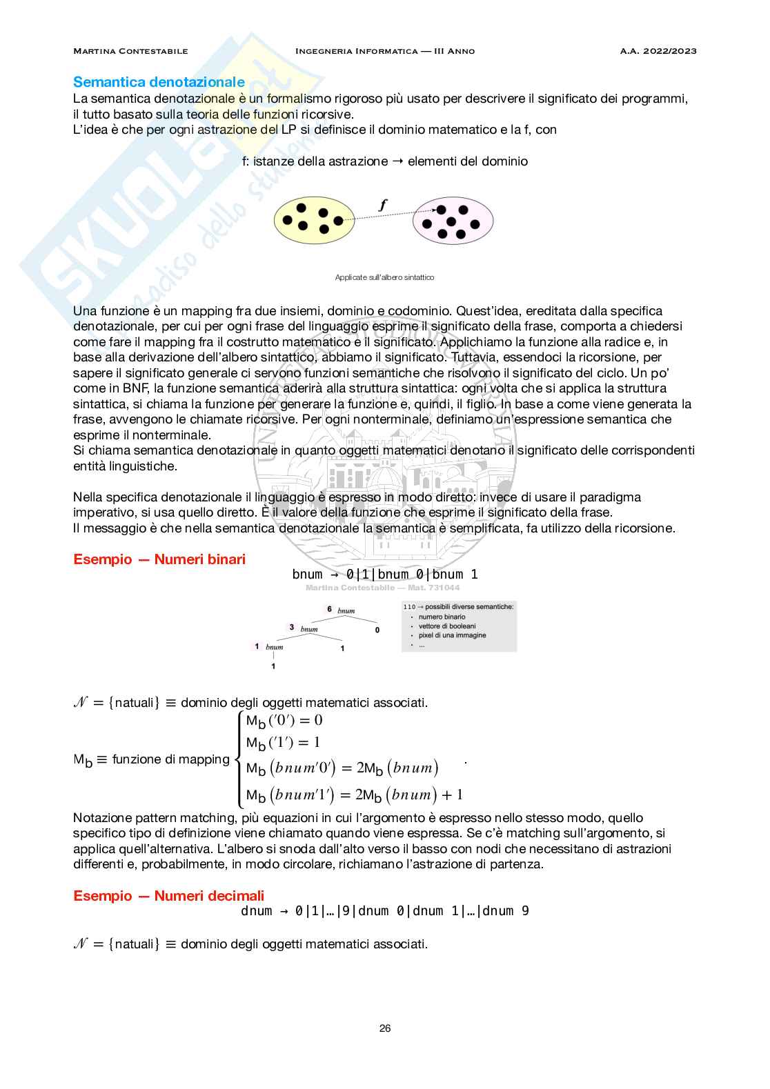 Linguaggi di Programmazione Pag. 26
