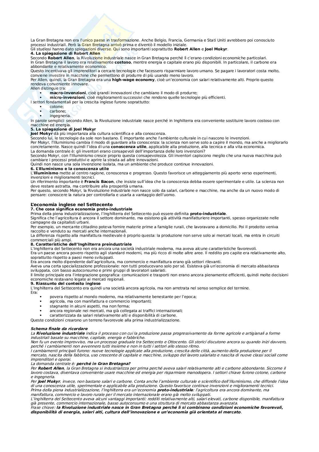 Storia economica - Appunti riscritti Pag. 36