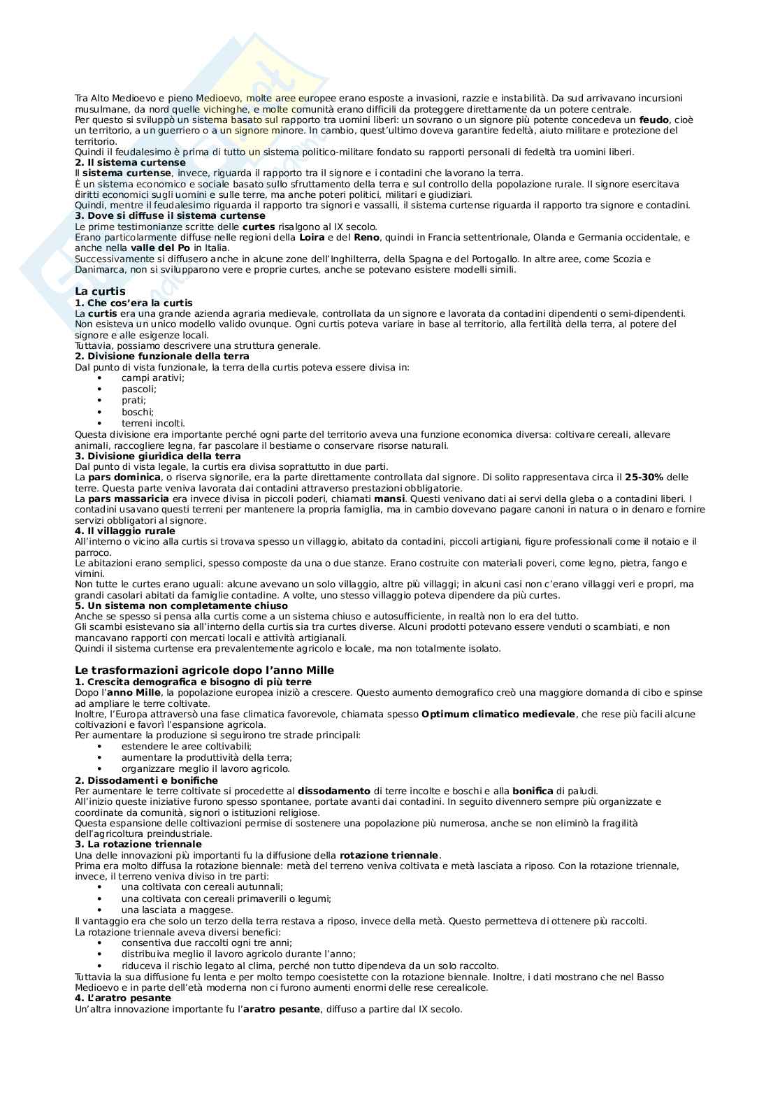 Storia economica - Appunti riscritti Pag. 6
