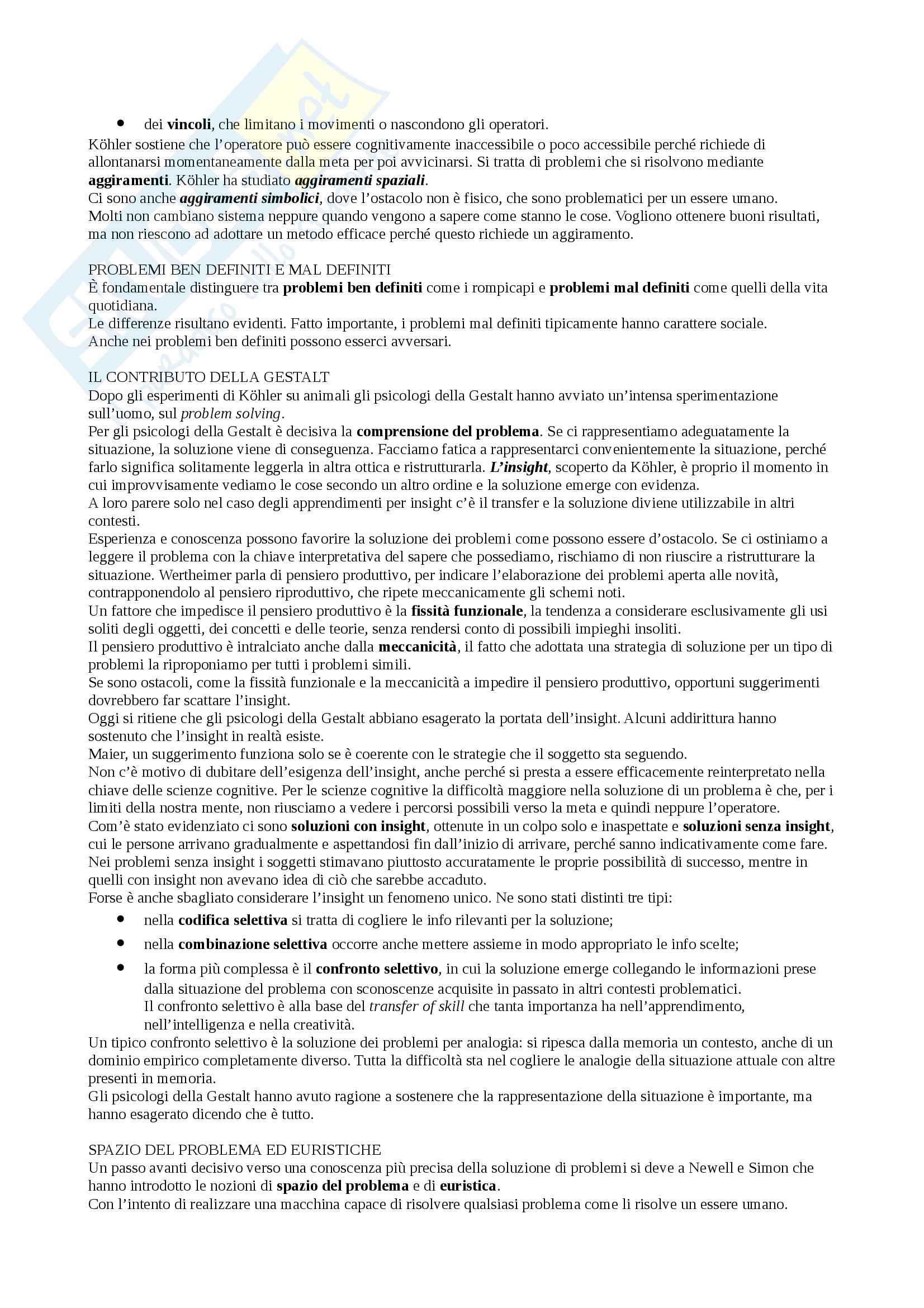 Sunto Linguaggio e comunicazione, docente Colombo, libro consigliato Psicologia della comunicazione, Di Giovanni, Parisio Pag. 31