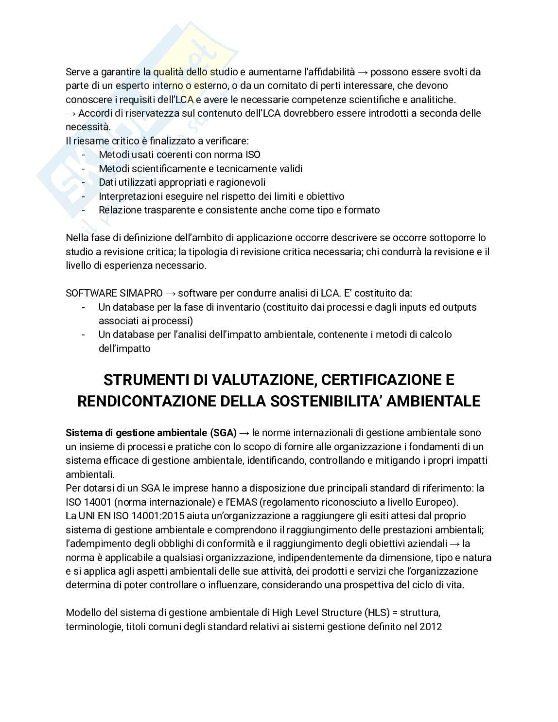 Appunti Sostenibilità ambientale dell'industria Pag. 36