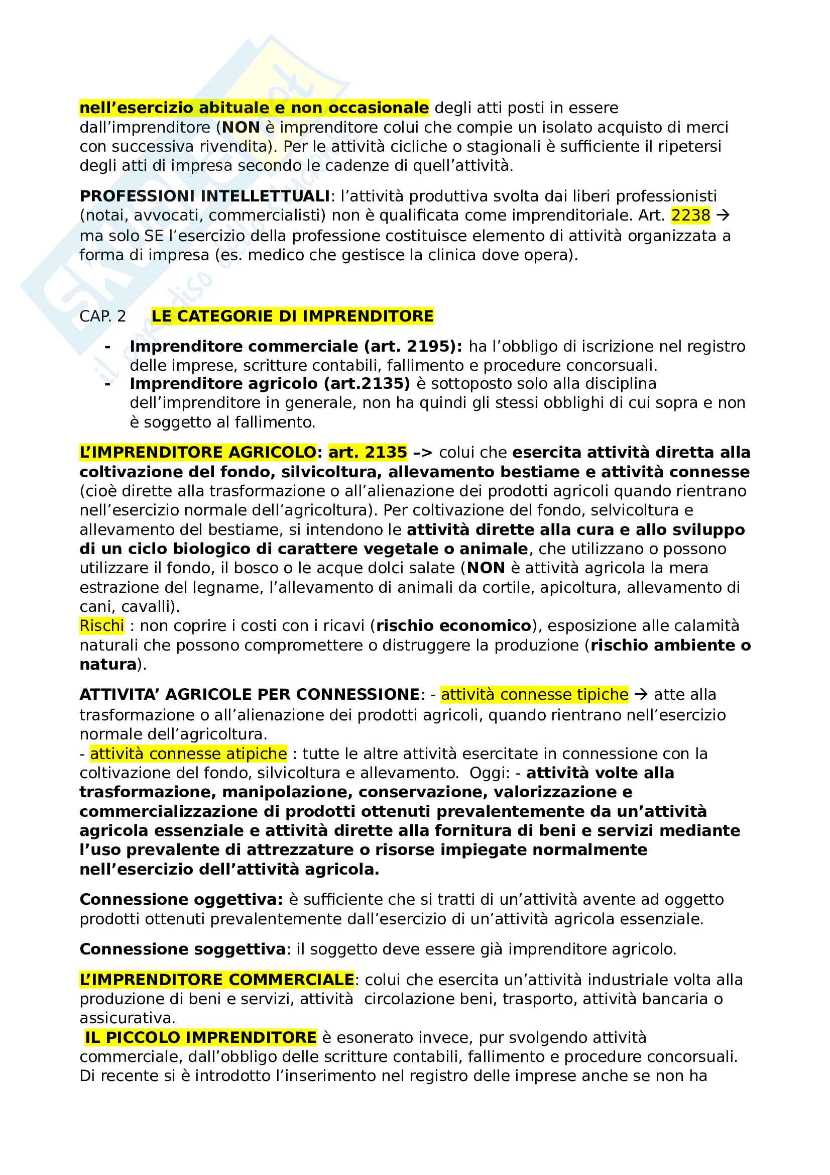 Diritto commerciale, riassunto Pag. 2