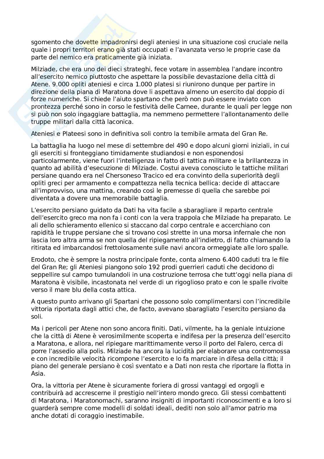 Riassunto esame Storia greca, Prof. Gallo Luigi, libro consigliato Storia greca, Gallo Pag. 2