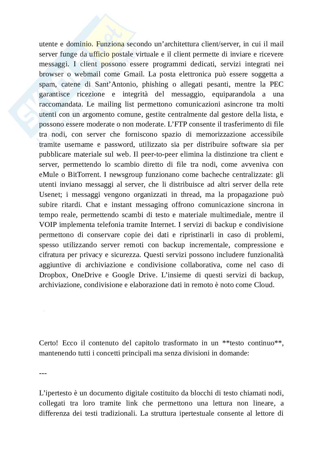Appunti Informatica per umanisti Pag. 16