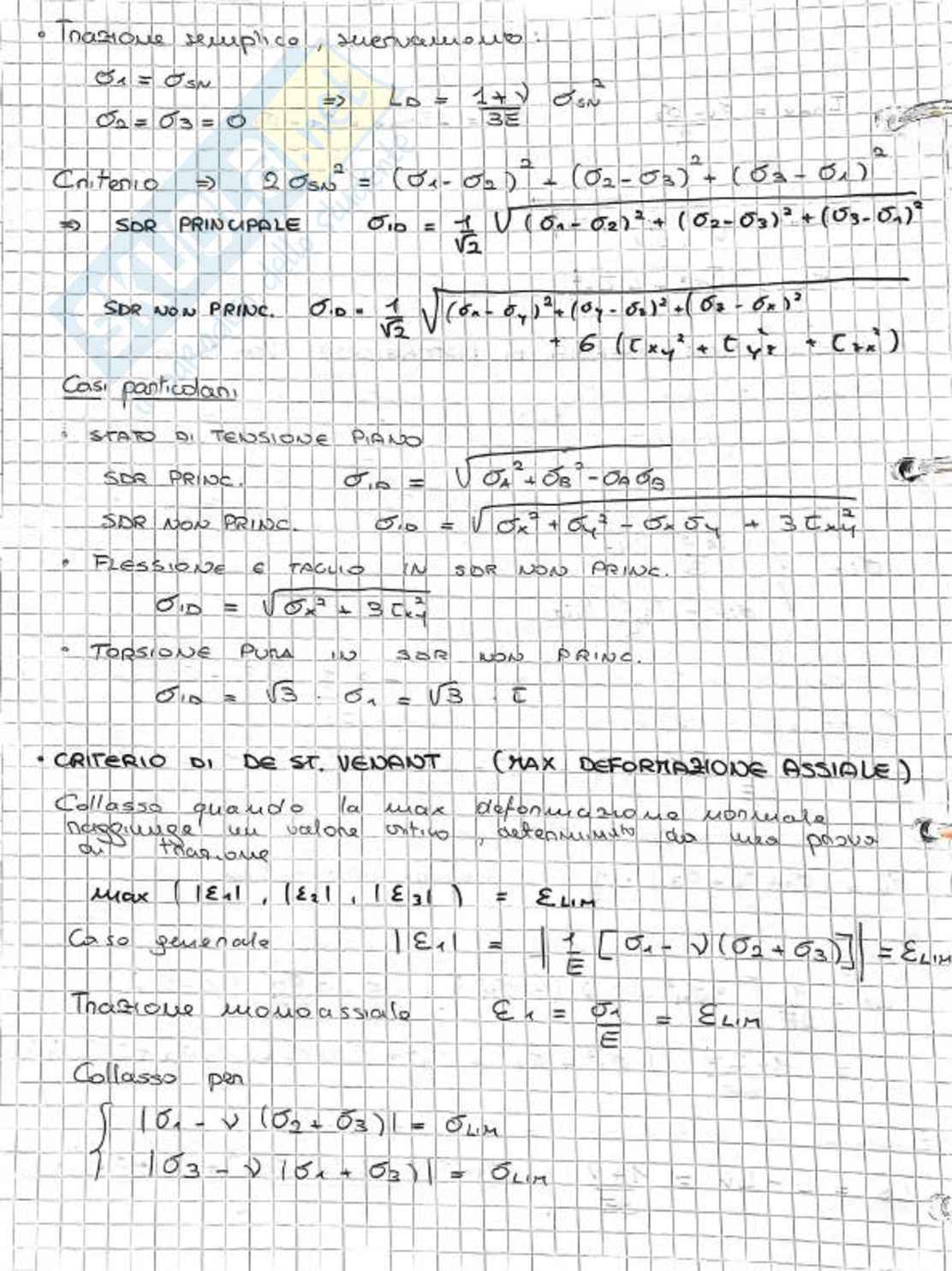 Teoria Elementi di Scienza delle Costruzioni e Principi di Progettazione Meccanica e C.I. Pag. 76